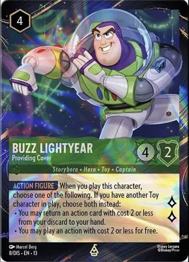 Disney Lorcana TCG 歷險之旅 - 巴斯光年 Buzz Lightyear – Providing Cover