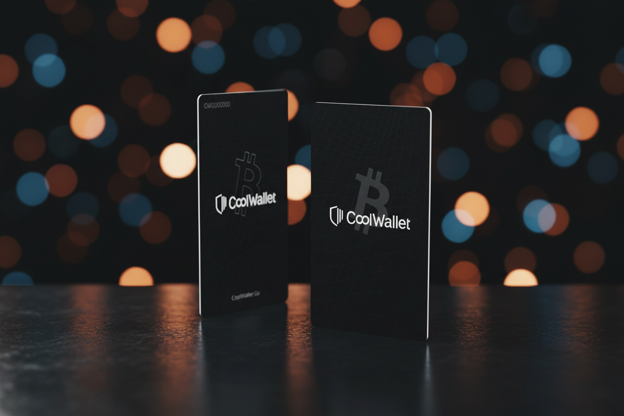 CoolWallet Go - Dark Cinematic Style