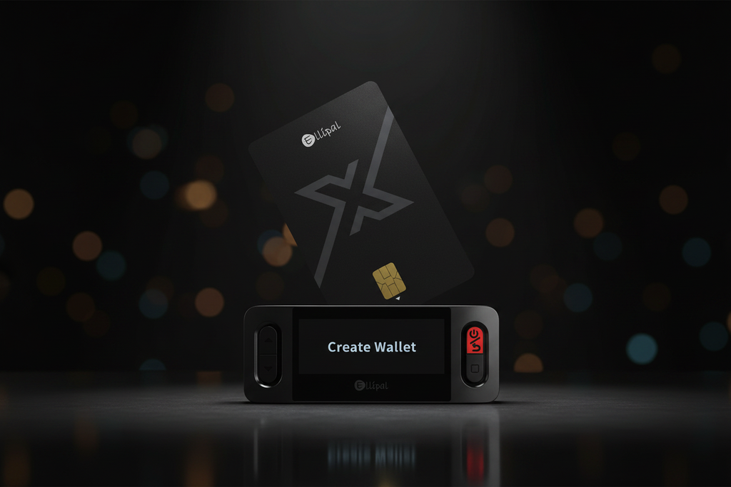Ellipal Card + Wallet - Dark Cinematic Style