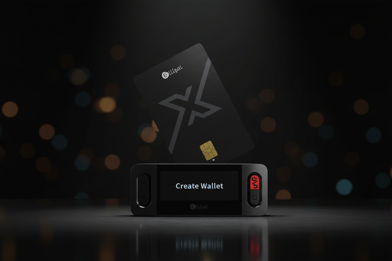 Ellipal Card + Wallet - Dark Cinematic Style